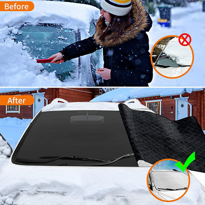 Husă Magnetică pentru Parbriz, Protecție Anti-Îngheț și Anti-Zăpadă